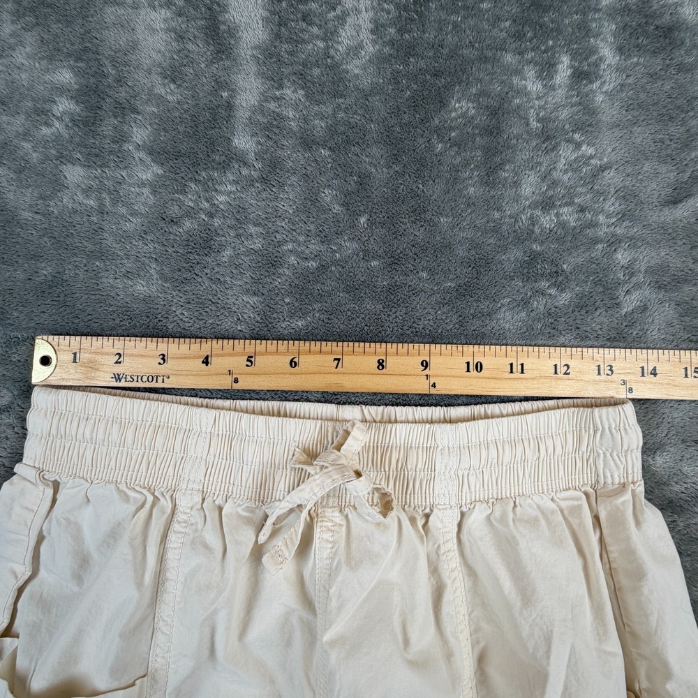 Aerie Go For It Baggy Cargo Pants Womens XS‎ Cream Wide Leg Y2K Gorpcore - Picture 8 of 12